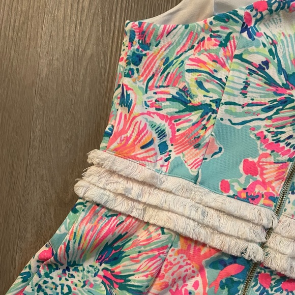 Lilly Pulitzer Arden Sheath Dress Serene Blue Gypsea NWOT S - Picture 9 of 12